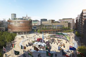 Artist impression of Smithfield in Birmingham