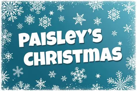 Paisley Christmas Featured Image